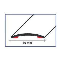 Přechodová lišta samolepící vlašský ořech 40mm, 2,7m